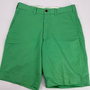 Polo Golf Ralph Lauren Mens Chino Shorts Green Classic Fit Size 30 Stretch